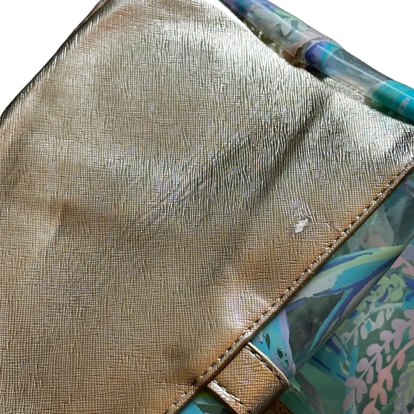 Lilly Pulitzer PVC Sweet Escape Print GWP Clear beach tote bag - Picture 9 of 16